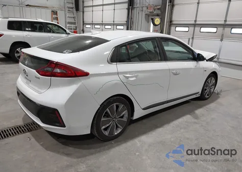 2019 Hyundai Ioniq Hybrid Limited из США, поврежденный, VIN KMHC85LC6KU136309